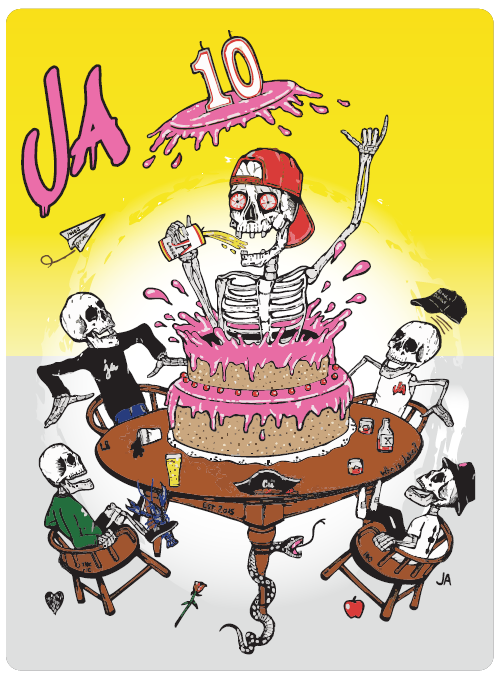 10 Year Anniversary "Sticker"