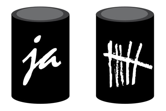 Six an Exhibition Stubby holders
