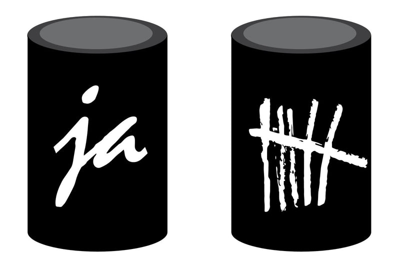 Six an Exhibition Stubby holders